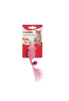 CAMON CAT TOY MYSZ  Z DZWONKIEM I PISZCZAŁKĄ 11cm AG0367