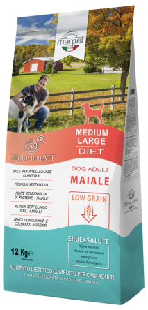 Marpet Æquilibriavet Low Grain Medium/Large Wieprzowina-  Monoproteinowa Sucha Karma Dla Psów 1,5kg 