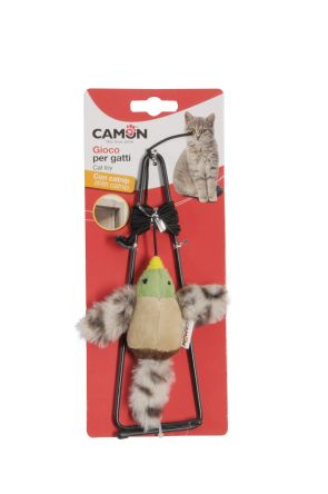 CAMON CAT TOY PTASZEK NA GUMCE DO ZAWIESZENIA 20cm AG120