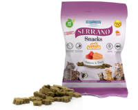 SERRANO Snacks CATS przysmak dla kota ŁOSOŚ/ TUŃCZYK 50g