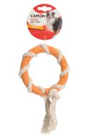 CAMON DOG TOY RUBBER RING Z LINĄ 12cm AD0724