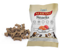 SERRANO Snacks ŁOSOŚ/TUŃCZYK przysmak treningowy 100g