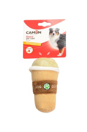 CAMON DOG TOY PLUSZOWA ZABAWKA KUBEK KAWY 16cm AH450