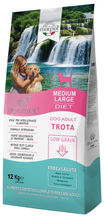 Marpet Æquilibriavet Low Grain Medium/Large Pstrąg-  Monoproteinowa Sucha Karma Dla Psów 12kg 