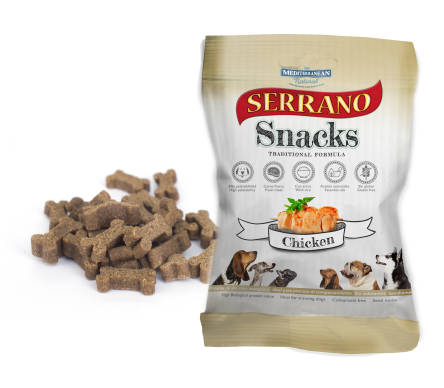 SERRANO Snacks KURCZAK przysmak treningowy 100g 