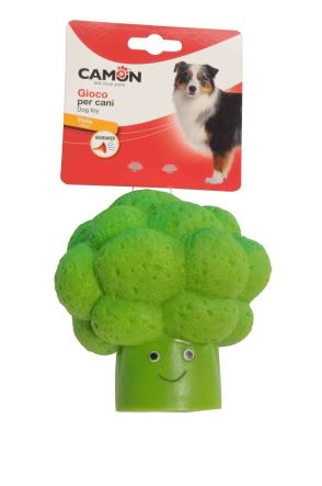 CAMON DOG TOY BROKUŁ WINYLOWY 13cm AH311