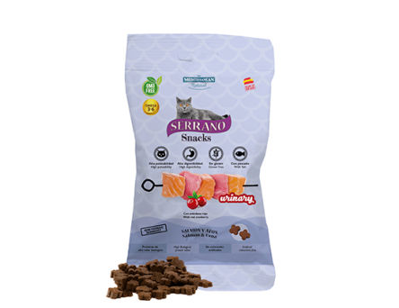 SERRANO Snacks CATS przysmak dla kota URINARY ŁOSOŚ 50g