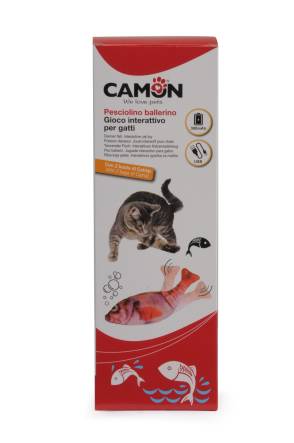 CAMON CAT TOY INTERAKTYWNA TAŃCZĄCA RYBA ZŁOTA 27cm