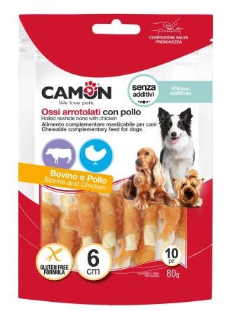 CAMON 80g MINI ROLLS Z KURCZAKA 6cm