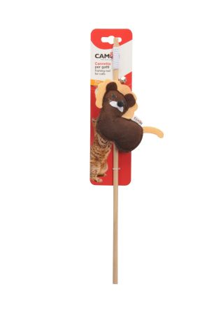 CAMON CAT TOY WĘDKA DZWONEK KOCIMIĘTKA 2 RODZAJE 40cm AG0375