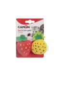 CAMON CAT TOY ANANAS I TRUSKAWKA 2szt