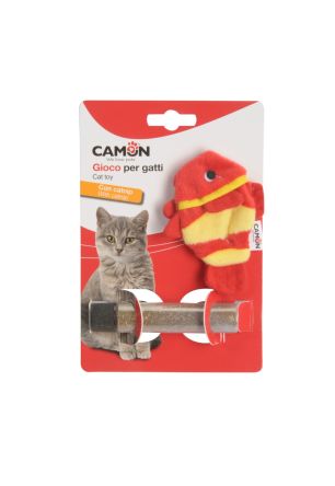 CAMON CAT TOY GEPARD/ MIŚ/ RYBKI Z KOCIMIĘTKĄ W TUBIE