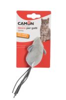 CAMON CAT TOY MYSZ ZE SZNURKIEM I KOCIMIĘTKĄ 15cm AG086